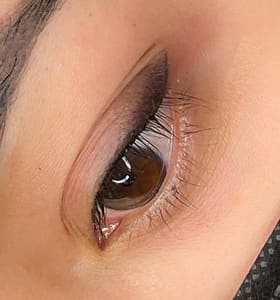 Eyeliner Tattoo result by Signature Beauty Permanent makeup studio in Woodinville, WA