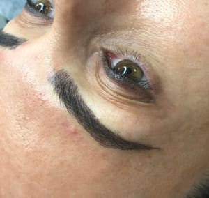 Eyeliner Tattoo result by Silvia Lash and Brow in Huntington Beach, CA