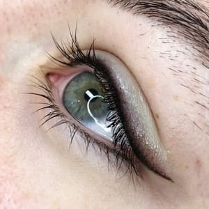 Eyeliner Tattoo result by Silvia Lash and Brow MS in Madison, MS