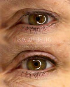 Eyeliner Tattoo result by SJZ Artistry in Syracuse, NY