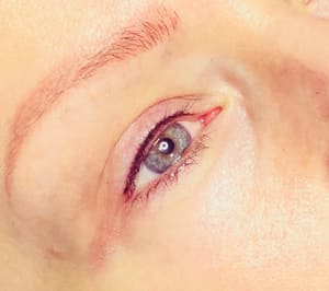 Eyeliner Tattoo result by Skiba beauty studio in Mission Viejo, CA