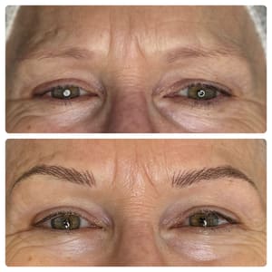 Eyeliner Tattoo result by Sky Brows (Katie Amick Microblading) in Lincoln, NE