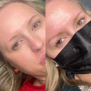 Eyeliner Tattoo result by Skyn Studio in Tryon, NC
