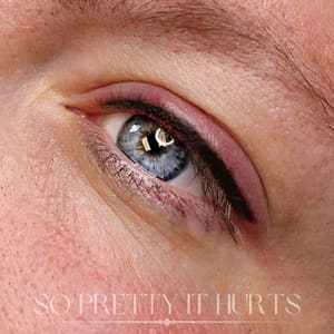 Eyeliner Tattoo result by So Pretty It Hurts Permanent Makeup Studio in Lexington, KY