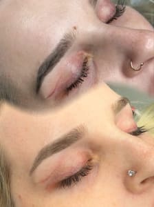 Eyeliner Tattoo result by socal soft brows in Canyon Lake, CA