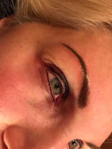 Eyeliner Tattoo result by Sophia European Day Spa & Salon in Montgomery, AL