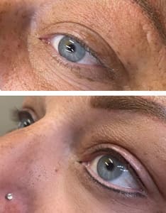 Eyeliner Tattoo result by Spark Appeal Permanent Makeup in Wildwood, FL