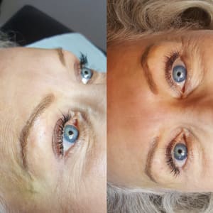 Eyeliner Tattoo result by Spray Tans, Brows and Permanent Make up By Calli in Payson, AZ