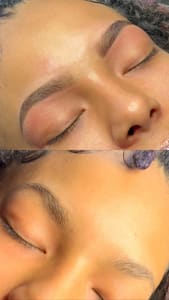 Eyeliner Tattoo result by Starrbrowz and Lash Studio in Parma, OH