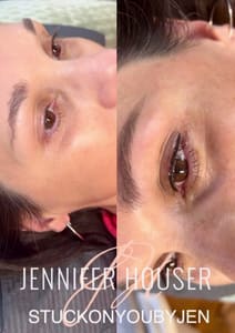 Eyeliner Tattoo result by Stuck On You By Jen in Johnson City, TN
