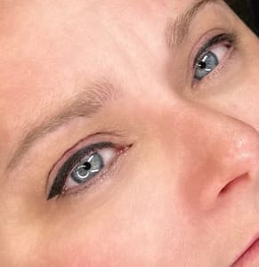 Eyeliner Tattoo result by Studio Aura in Sharon, PA