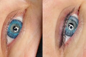 Eyeliner Tattoo result by Studio B in Richmond, IN