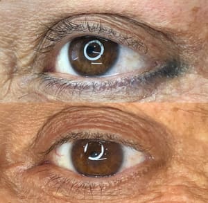 Eyeliner Tattoo result by Studio Marielle Lanza in Wesley Chapel, FL