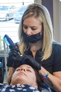 Eyeliner Tattoo result by Stunner Permanent Makeup & Esthetics in Stanwood, WA