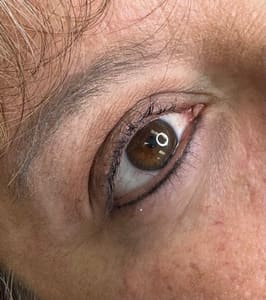 Eyeliner Tattoo result by Styln Brows Makeup Studio in Santa Clarita, CA