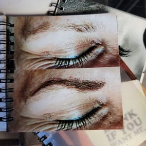 Eyeliner Tattoo result by Sun Spray International @ the Station in Muncie, IN