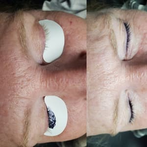 Eyeliner Tattoo result by Sun Spray International @ the Station in Muncie, IN