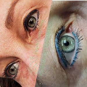 Eyeliner Tattoo result by Swan Consulting Permanent Cosmetics in Glen Burnie, MD