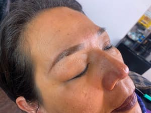 Eyeliner Tattoo result by Sylvia’s Bombshell Brow Bar in San Diego, CA
