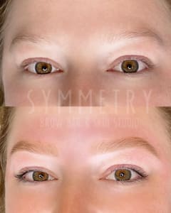 Eyeliner Tattoo result by Symmetry Brow Bar & Skin Studio in Austin, TX