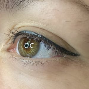 Eyeliner Tattoo result by Symmetry PMU by Heather in Visalia, CA