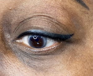 Eyeliner Tattoo result by Symmetry PMU by Heather in Visalia, CA