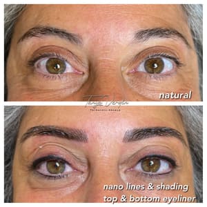 Eyeliner Tattoo result by Tanya Verdin Permanent Makeup in Park Ridge, IL