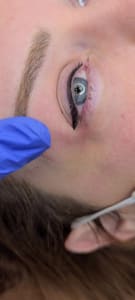 Eyeliner Tattoo result by Tashi Brow & Skin Studio in Plano, TX