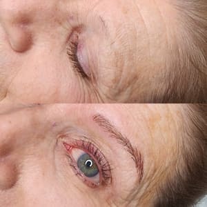 Eyeliner Tattoo result by TC Brows & Hair in Fayetteville, NC