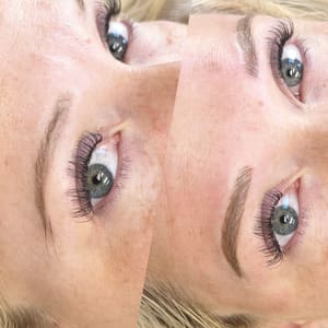 Eyeliner Tattoo result by The Beauty Bar on State in Pendleton, IN