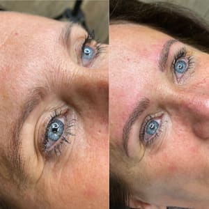 Eyeliner Tattoo result by The Beauty Compass LLC in Appleton, WI