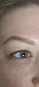 Eyeliner Tattoo result by The Brow and Lash Doula in Placerville, CA