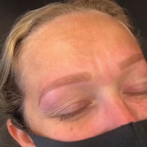 Eyeliner Tattoo result by The Brow Bar- Ultimate Brow and Lash Salon -In between License Bureau and Hobby Lobby in Bridgeton, MO