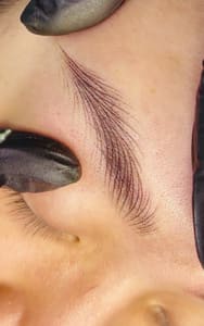 Eyeliner Tattoo result by The Brow Clinic - Eyebrow Expert natural NANO BROWS Mircroblading Ombre Brows Lash Skincare Facial Houston Texas in Houston, TX