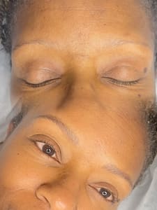 Eyeliner Tattoo result by The Brow Clinic - Eyebrow Expert natural NANO BROWS Mircroblading Ombre Brows Lash Skincare Facial Houston Texas in Houston, TX