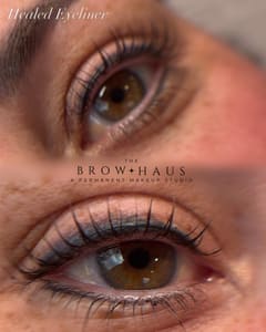 Eyeliner Tattoo result by The Brow Haus in Youngstown, PA