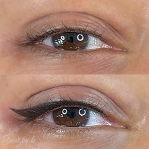 Eyeliner Tattoo result by The Brow Wiz in Raleigh, NC