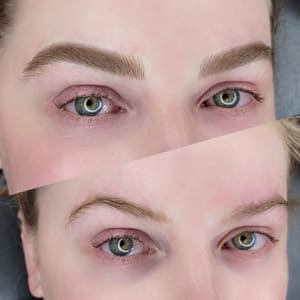 Eyeliner Tattoo result by the brows academy in Garden Grove, CA
