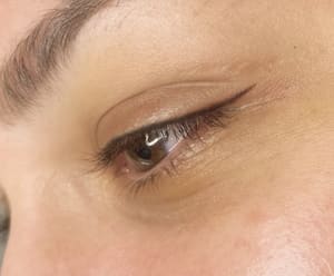 Eyeliner Tattoo result by The Charm Collective in Glen Burnie, MD