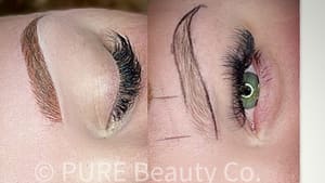 Eyeliner Tattoo result by The Curl Studio in Bellwood, PA