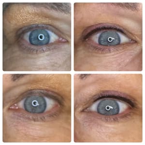 Eyeliner Tattoo result by The Feathered Brow LLC in Mckinney, TX