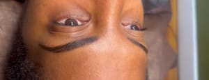 Eyeliner Tattoo result by The Inked Indigo in Cochranville, PA