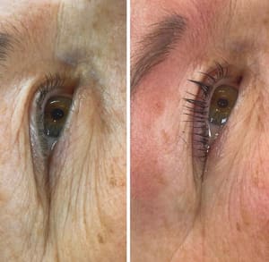 Eyeliner Tattoo result by The Lash + Brow Room in Hermon, ME