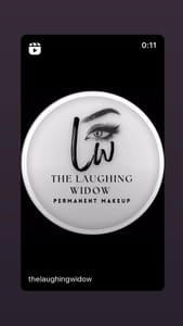 Eyeliner Tattoo result by The Laughing Widow in Bronx, NY