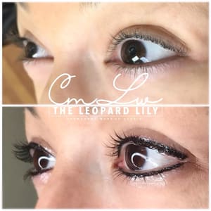 Eyeliner Tattoo result by The Leopard Lily Permanent Makeup Studio - Spring Hill in Spring Hill, FL