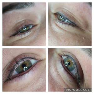 Eyeliner Tattoo result by The Main Character Cosmetic Tattoo & Lashes by Kirstin in Palmyra, MO
