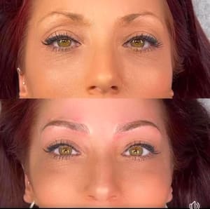 Eyeliner Tattoo result by The Palm Salon and Spa in Cross Lanes, WV