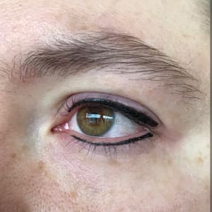 Eyeliner Tattoo result by The Powder Jar in Lexington, KY