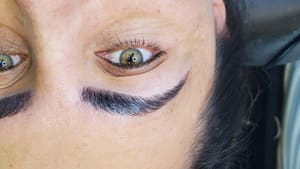 Eyeliner Tattoo result by Threading by Amna Inc in Staten Island, NY