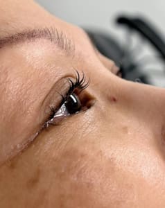Eyeliner Tattoo result by Threadmandu Eyebrow Salon in Holly Springs, NC